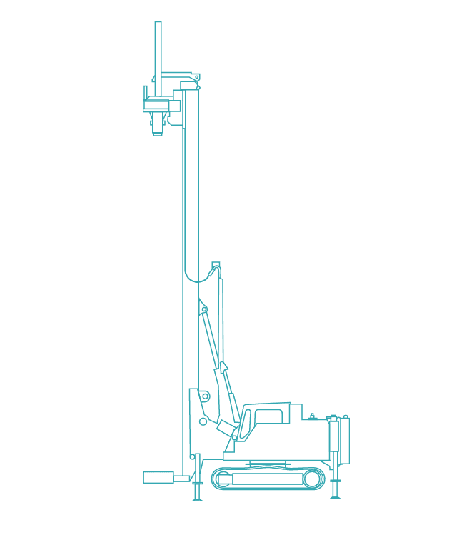小型杭頭回転圧入機