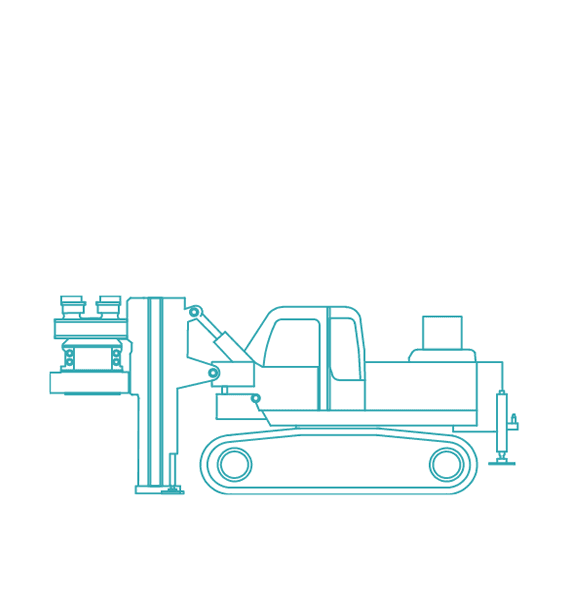 小型特殊杭打ち機